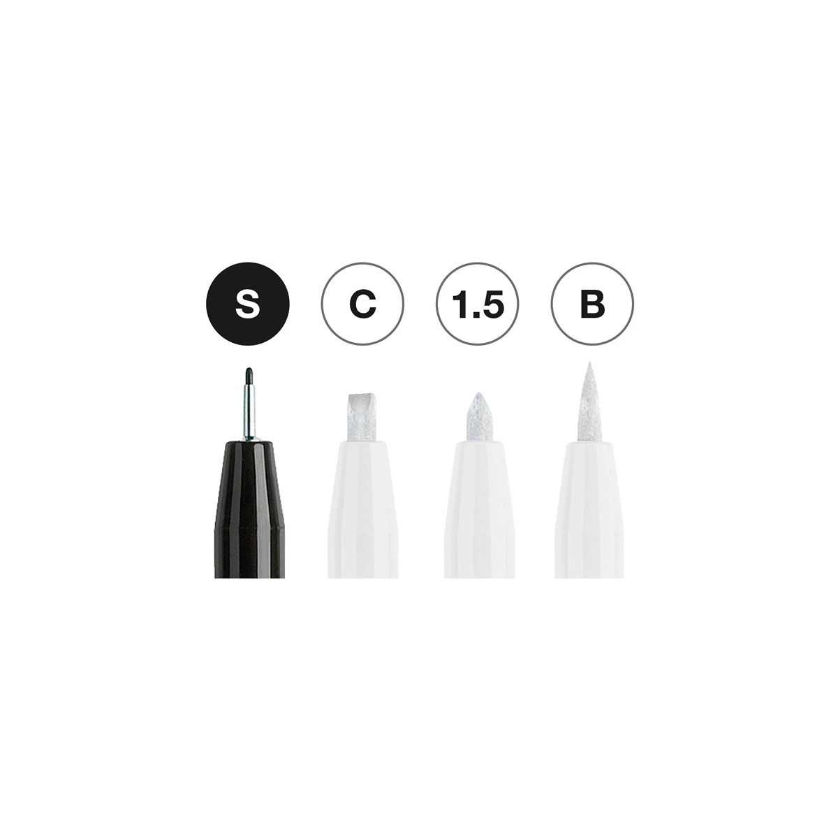 Faber-Castell Σετ Πενάκια Σχεδίου Pitt Artist Pen Black & White