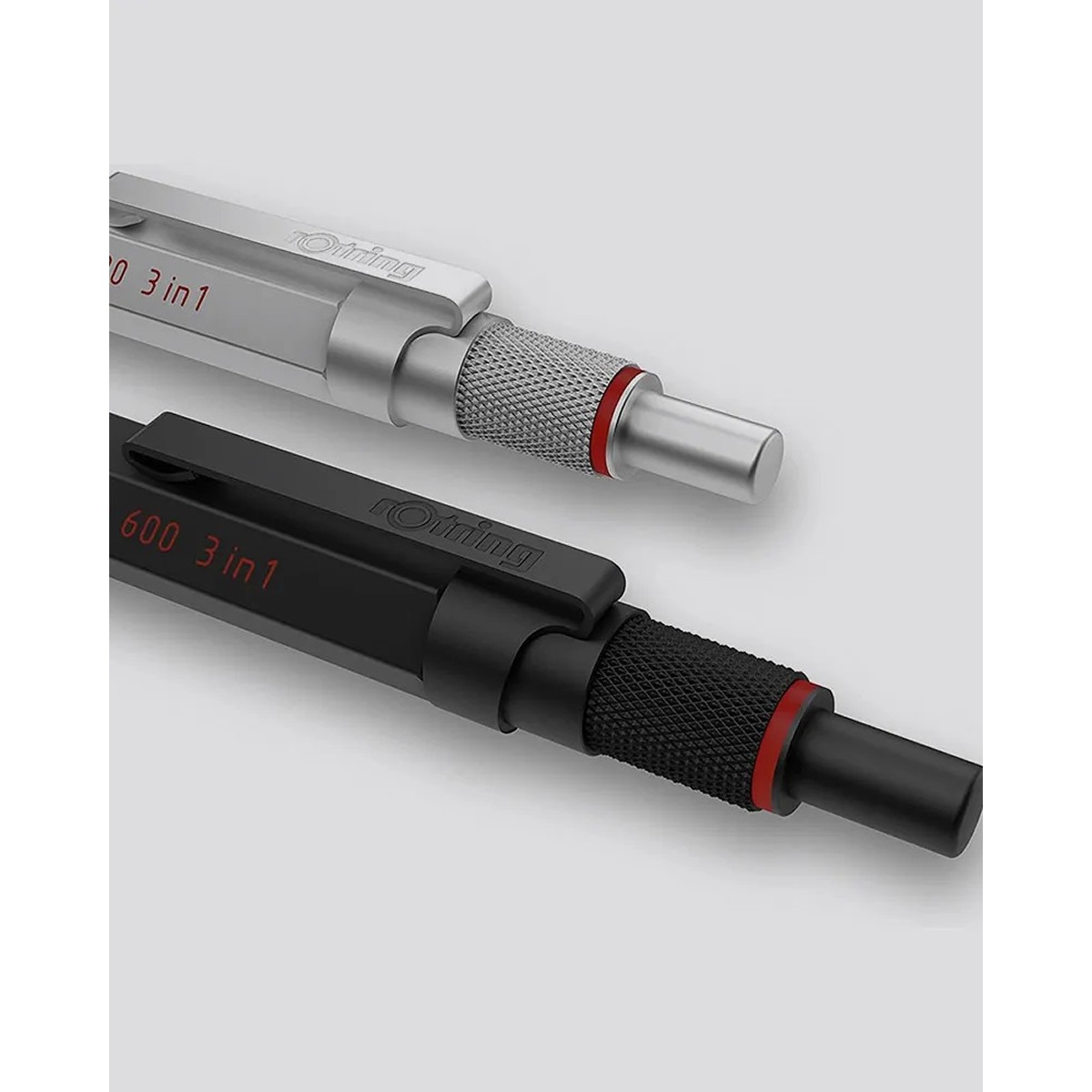 Rotring 600 Multipen 3 σε 1 Μαύρο Μηχανικό Μολύβι & Στυλό