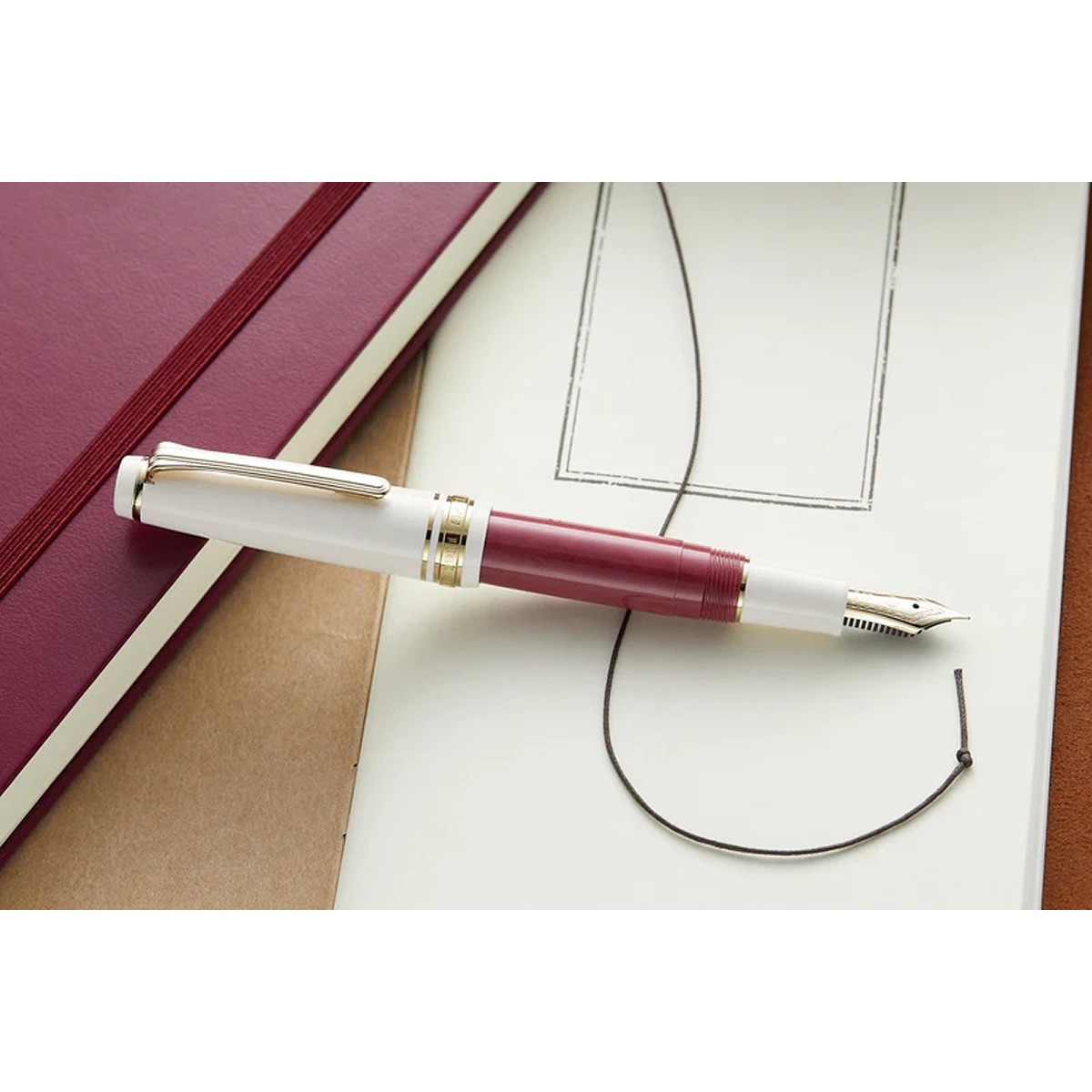 SAILOR PRO Gear Slim Mini Recontre Bordeaux foncé 14k Πένα MF