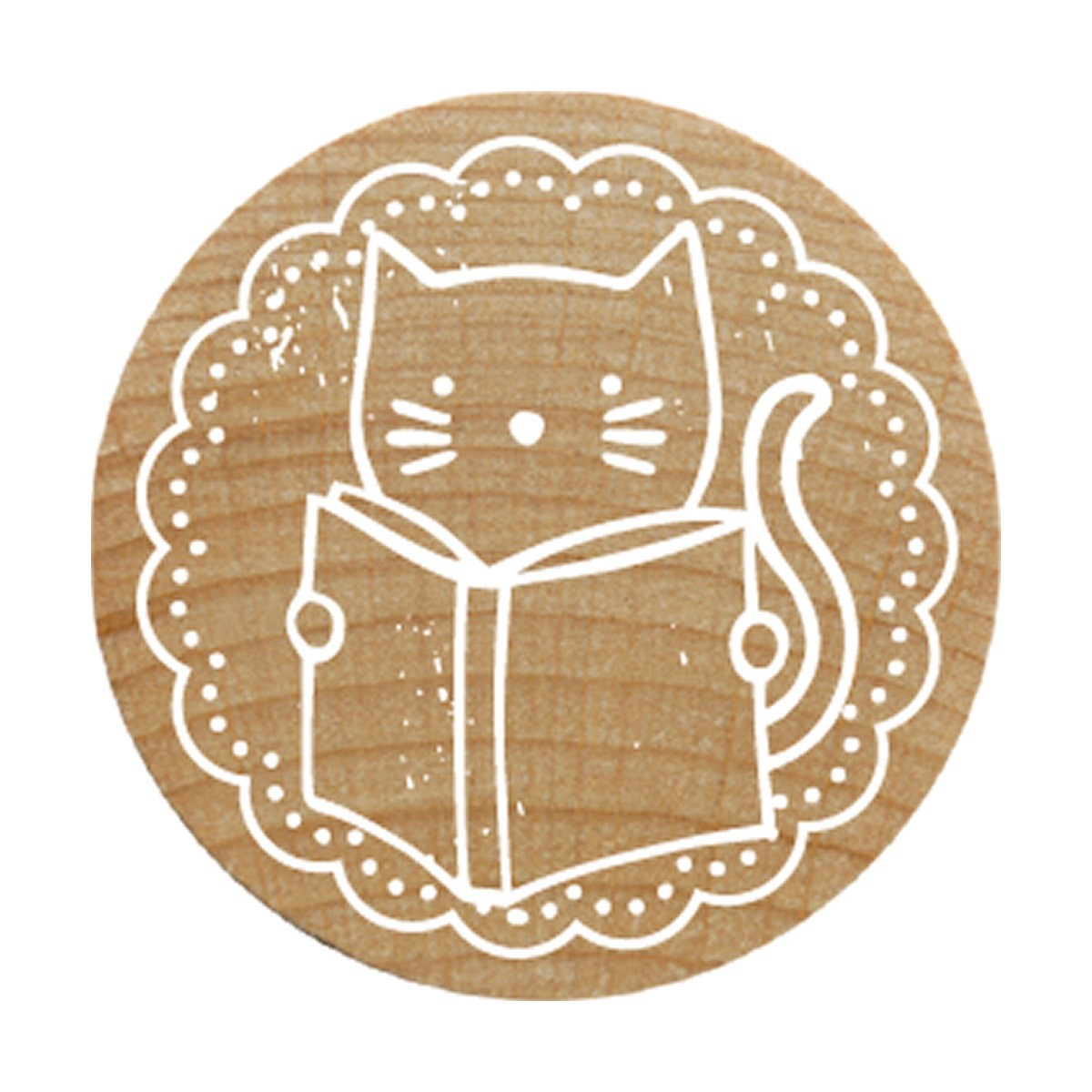 COLOP Arts & Crafts Woodies Ξύλινη Σφραγίδα Cat