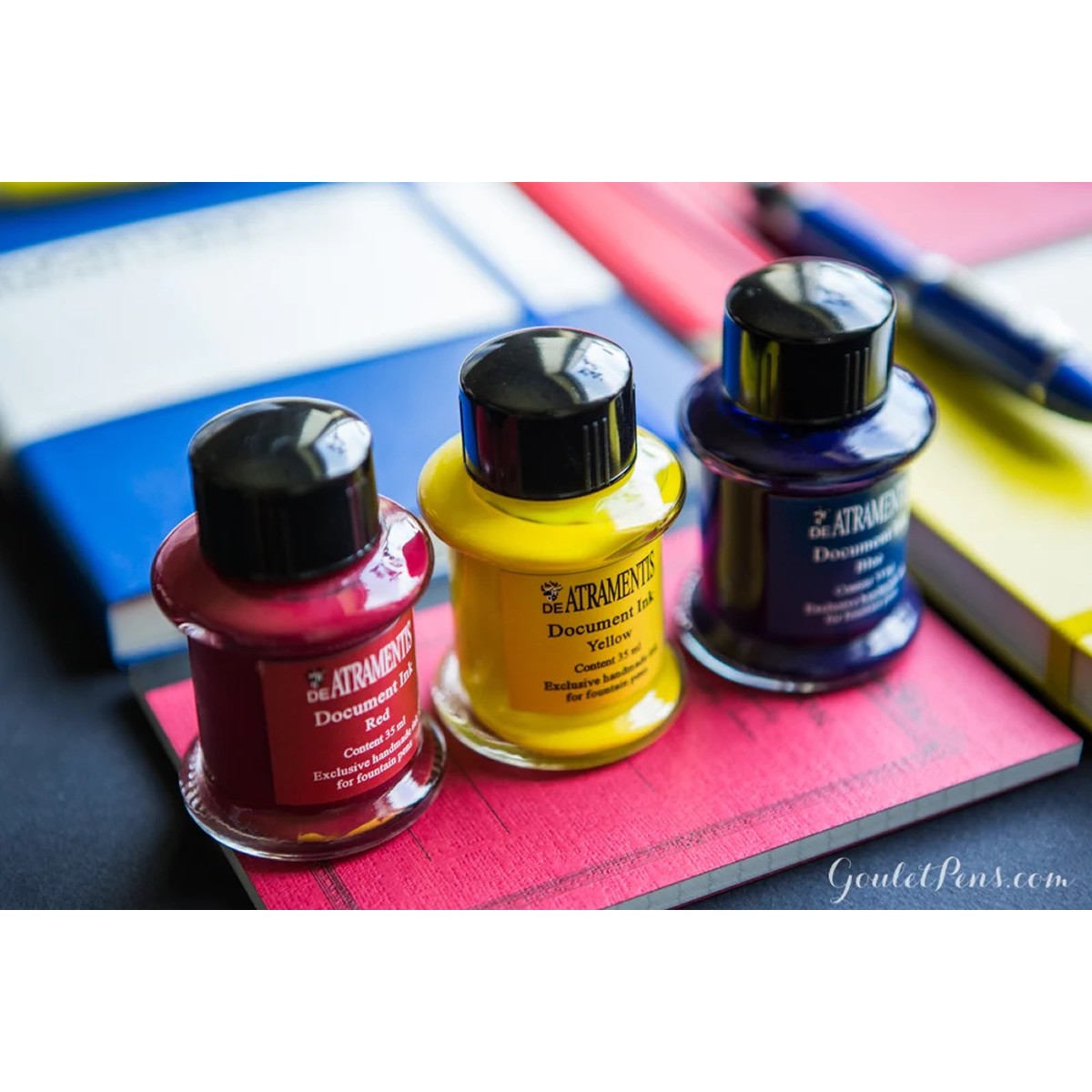 De Atramentis Μελάνι Πένας Document Ink Black Red 45ml