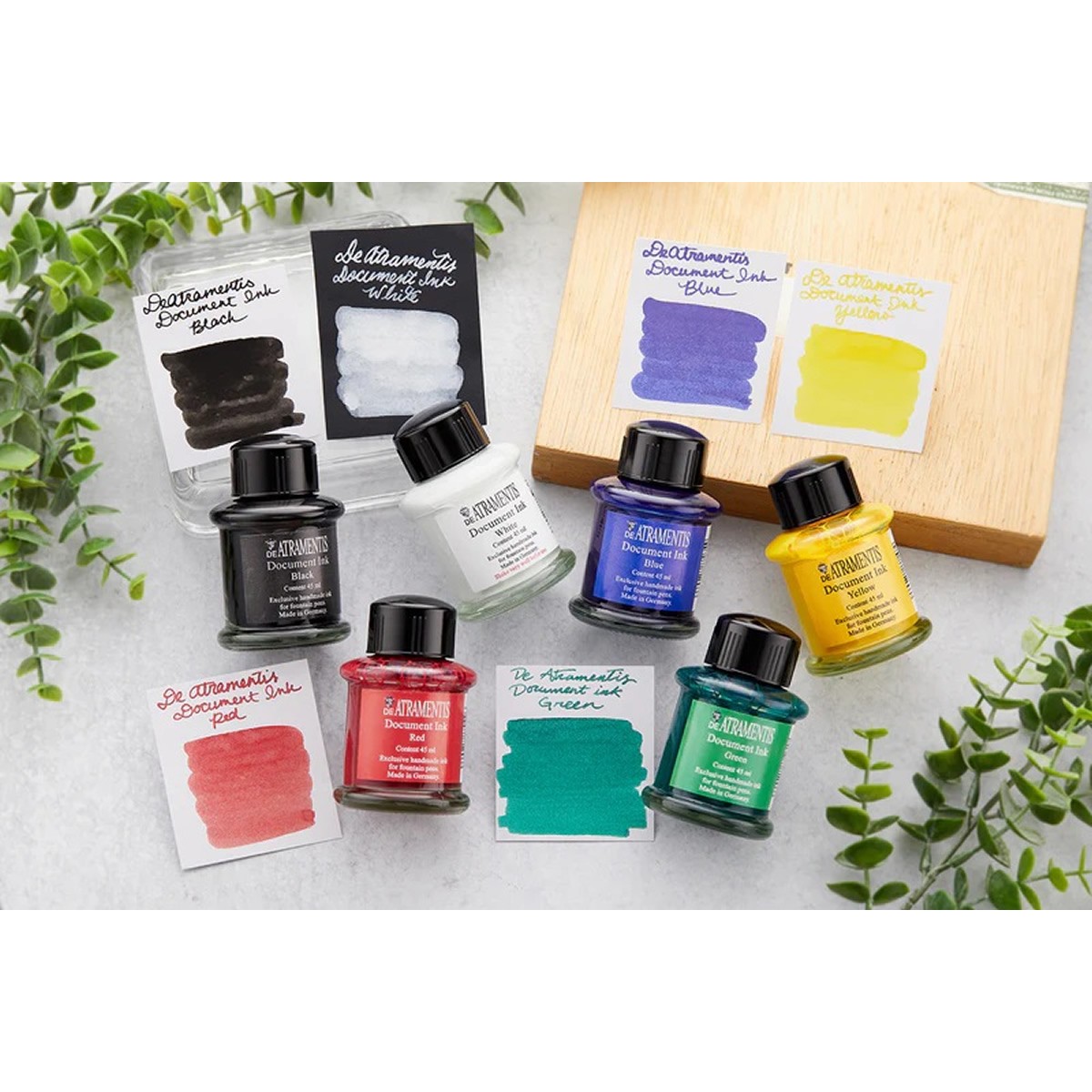 De Atramentis Μελάνι Πένας Document Ink Black Red 45ml