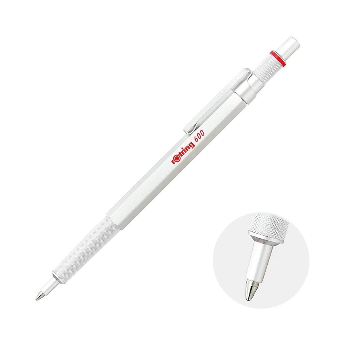 Rotring 600 Στυλό Διαρκείας Pearl White