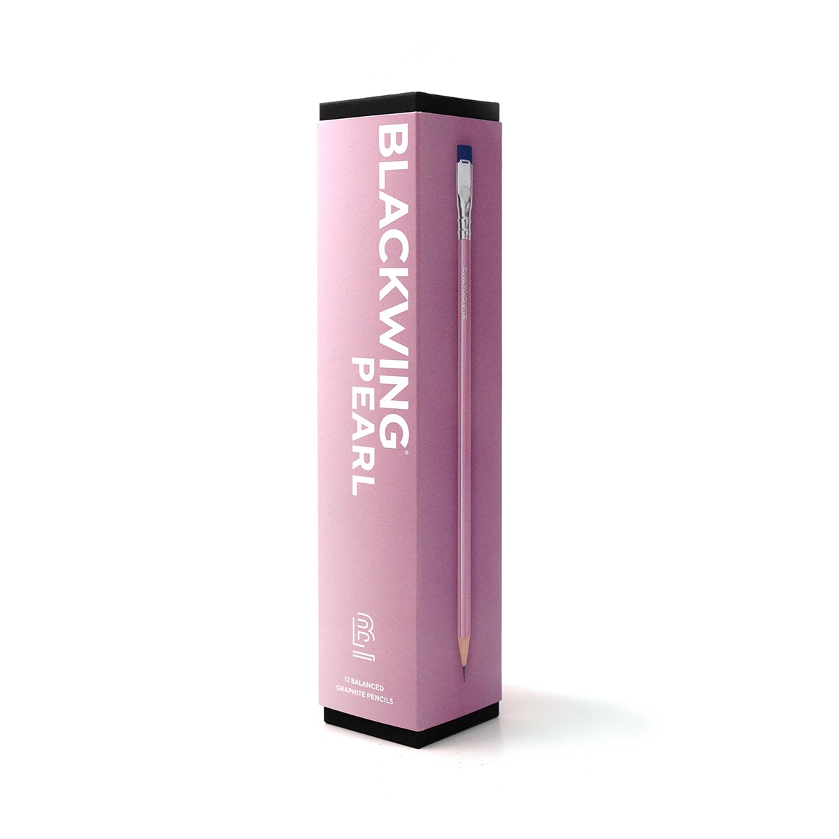 BLACKWING® Pearl Σετ 12 Ξύλινα Μολύβια με Γόμα - Ροζ Περλέ