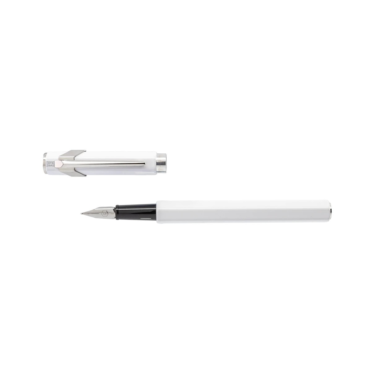 Caran d'Ache 849 Plume Classic Line Metal White Πένα M