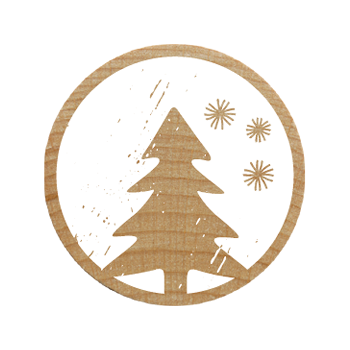 COLOP Arts & Crafts Woodies Ξύλινη Σφραγίδα Christmas tree