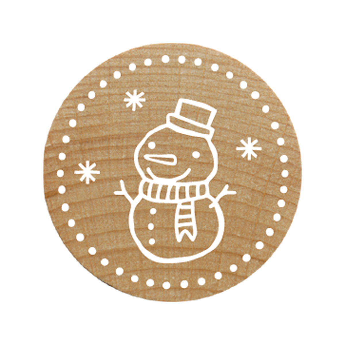 COLOP Arts & Crafts Woodies Ξύλινη Σφραγίδα Snowman