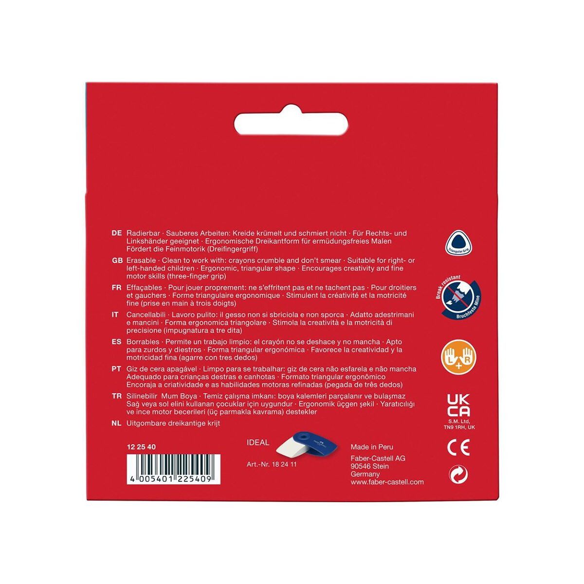 Faber - Castel Σετ 12 Κραγιόν Ζωγραφικής GRIP Jumbo