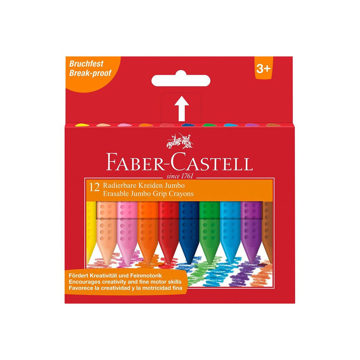 Faber - Castel Σετ 12 Κραγιόν Ζωγραφικής GRIP Jumbo
