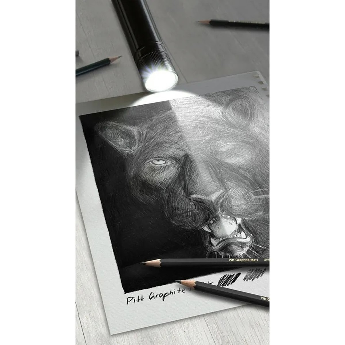 Faber-Castell Μεταλλική Κασετίνα Pitt Graphite Matt & Castell 9000 20τμχ