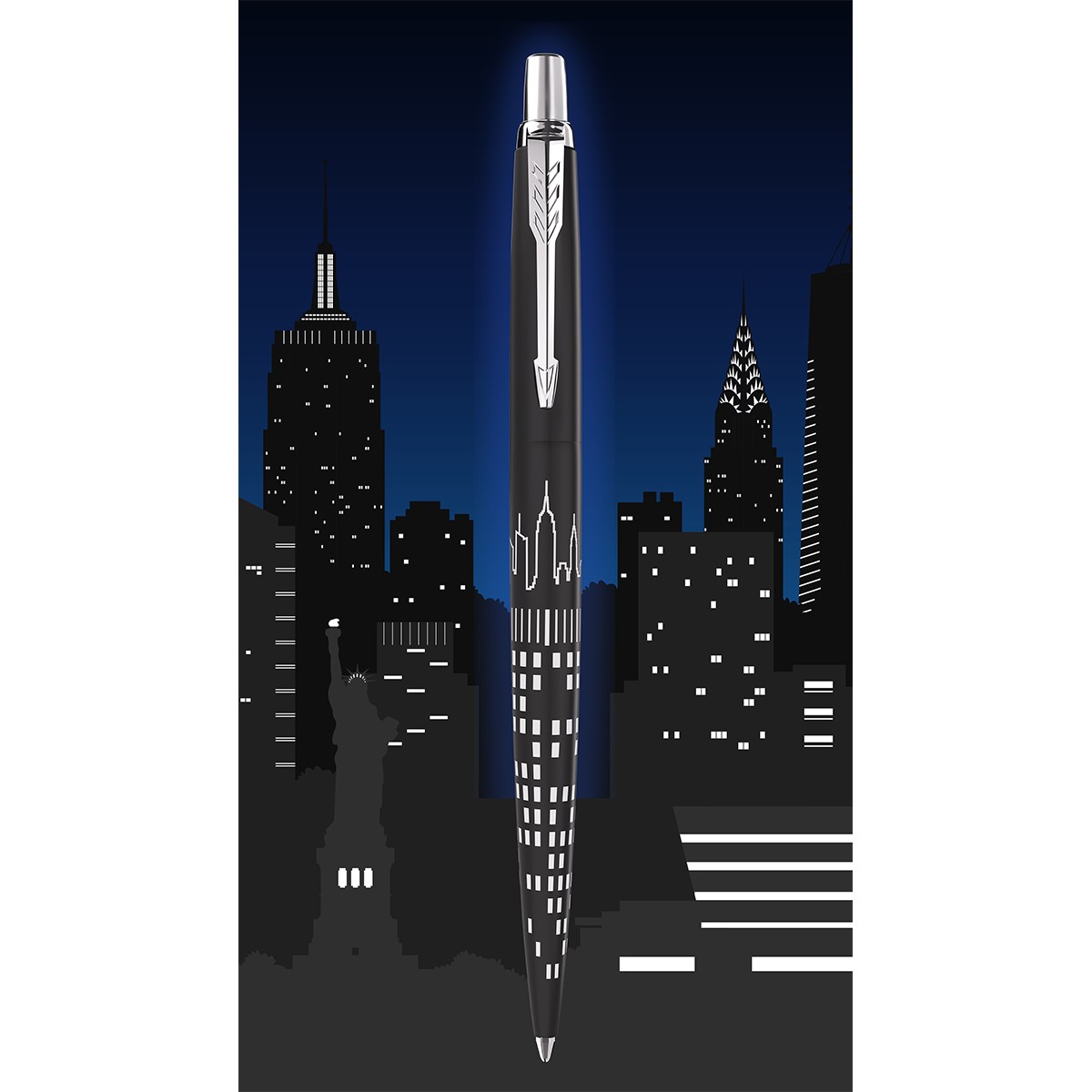 PARKER Jotter Στυλό Διαρκείας New York Μαύρο CT - Special Edition