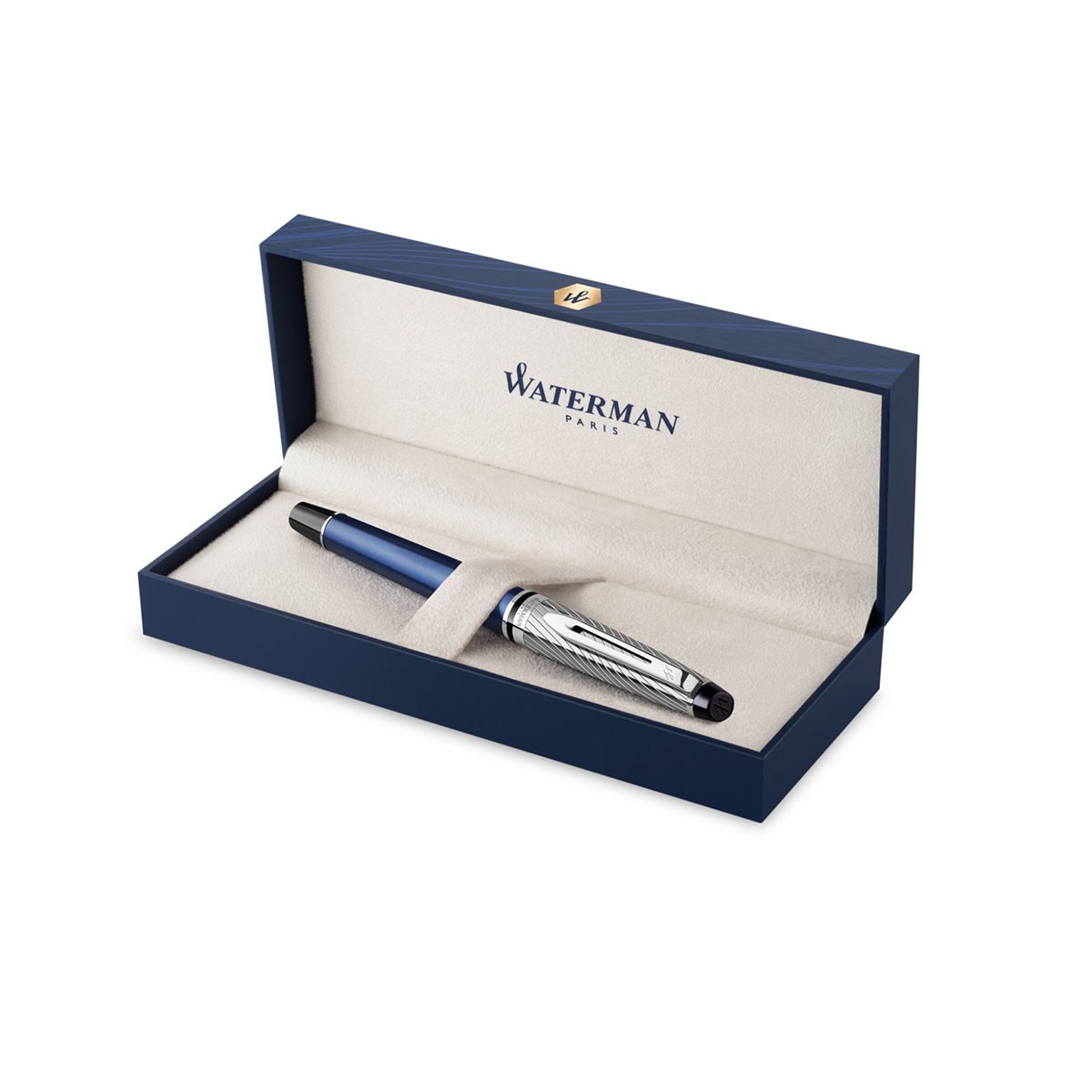 Waterman Expert Deluxe Metallic Blue CT Πένα F