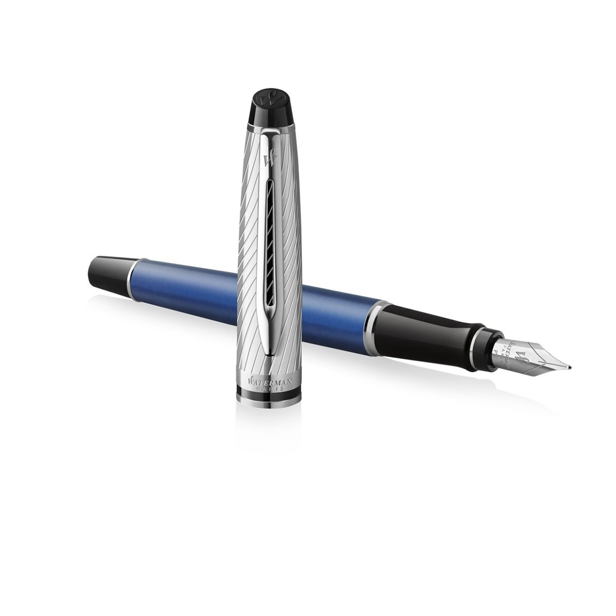 Waterman Expert Deluxe Metallic Blue CT Πένα F