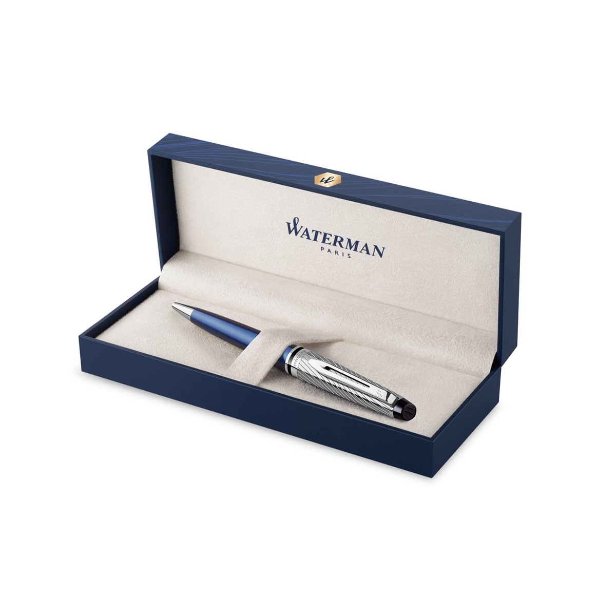 Waterman Expert Deluxe Metallic Blue CT Στυλό Διαρκείας