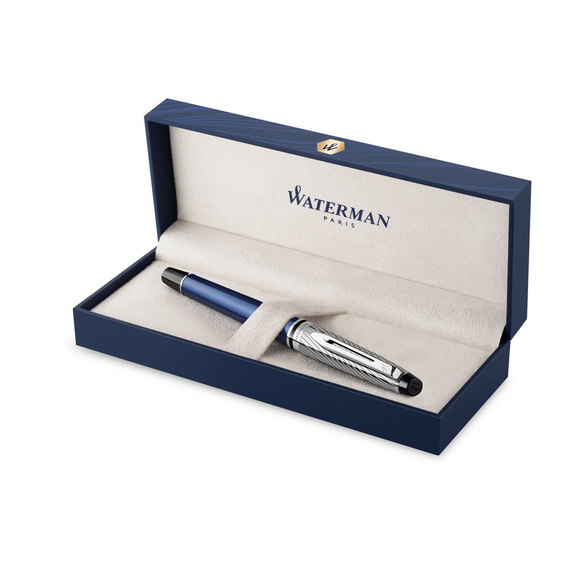 Waterman Expert Deluxe Metallic Blue CT Στυλό Roller