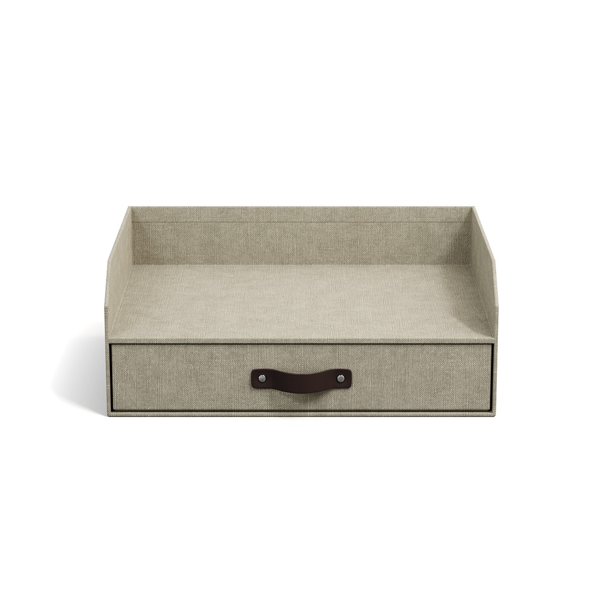 BIGSO Box of Sweden Walter Θήκη Εγγράφων με Συρτάρι - Λινό Μπέζ
