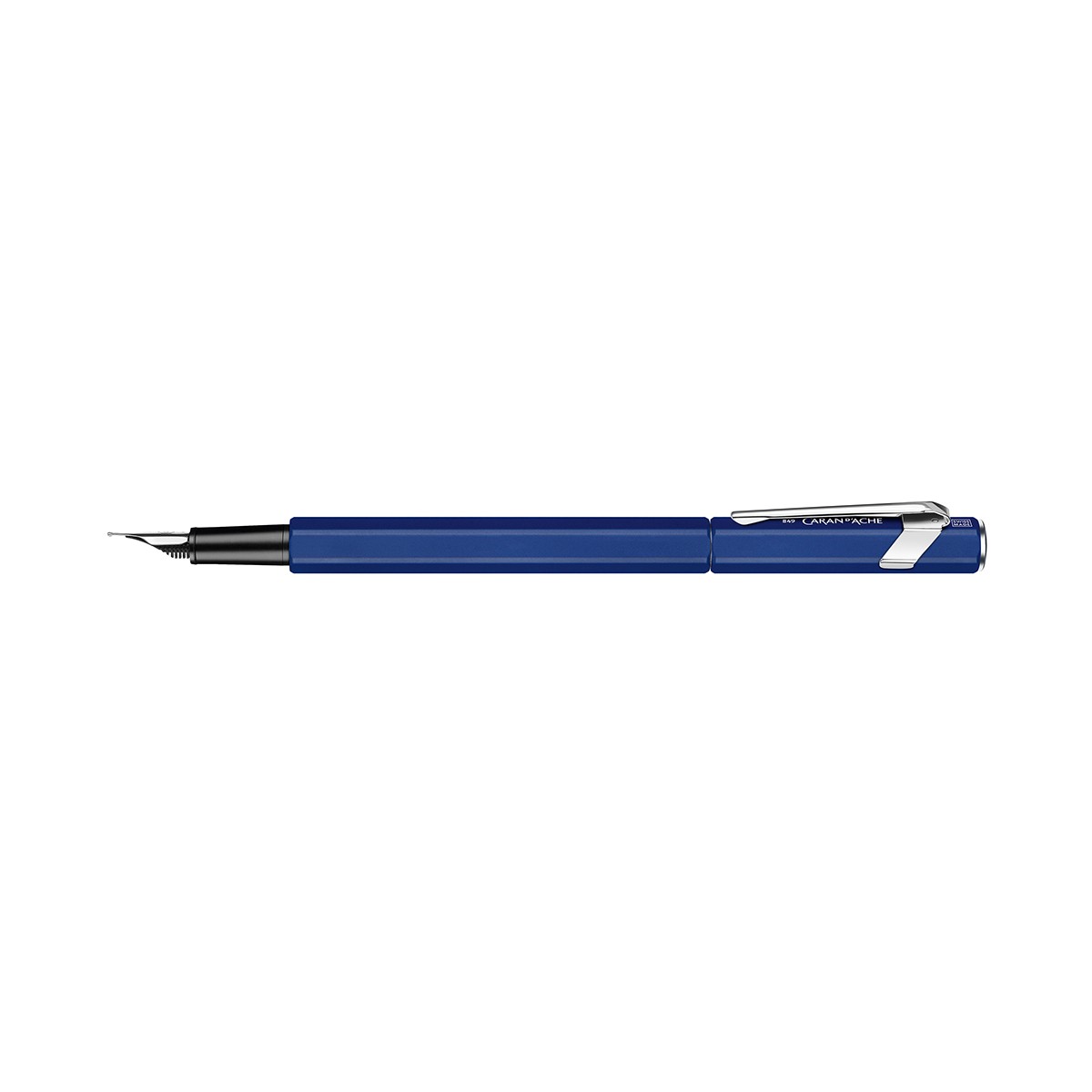 CARAN D' ACHE 849 Plume Classic Line Metal Blue Πένα M