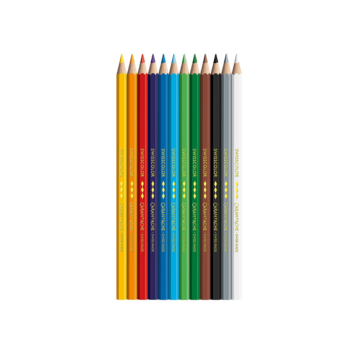 CARAN D'ACHE Σετ 12 Ξυλομπογιές Swisscolor®
