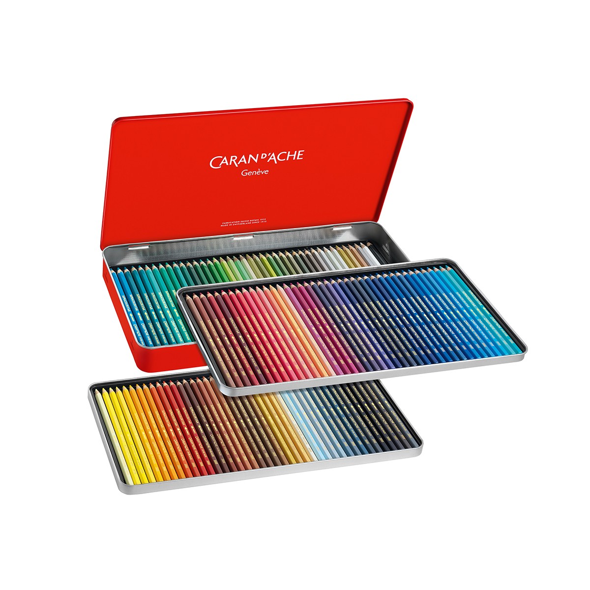 CARAN D'ACHE Σετ 120 Υδατοδιαλυτές Ξυλομπογιές Supracolor® Aquarelle