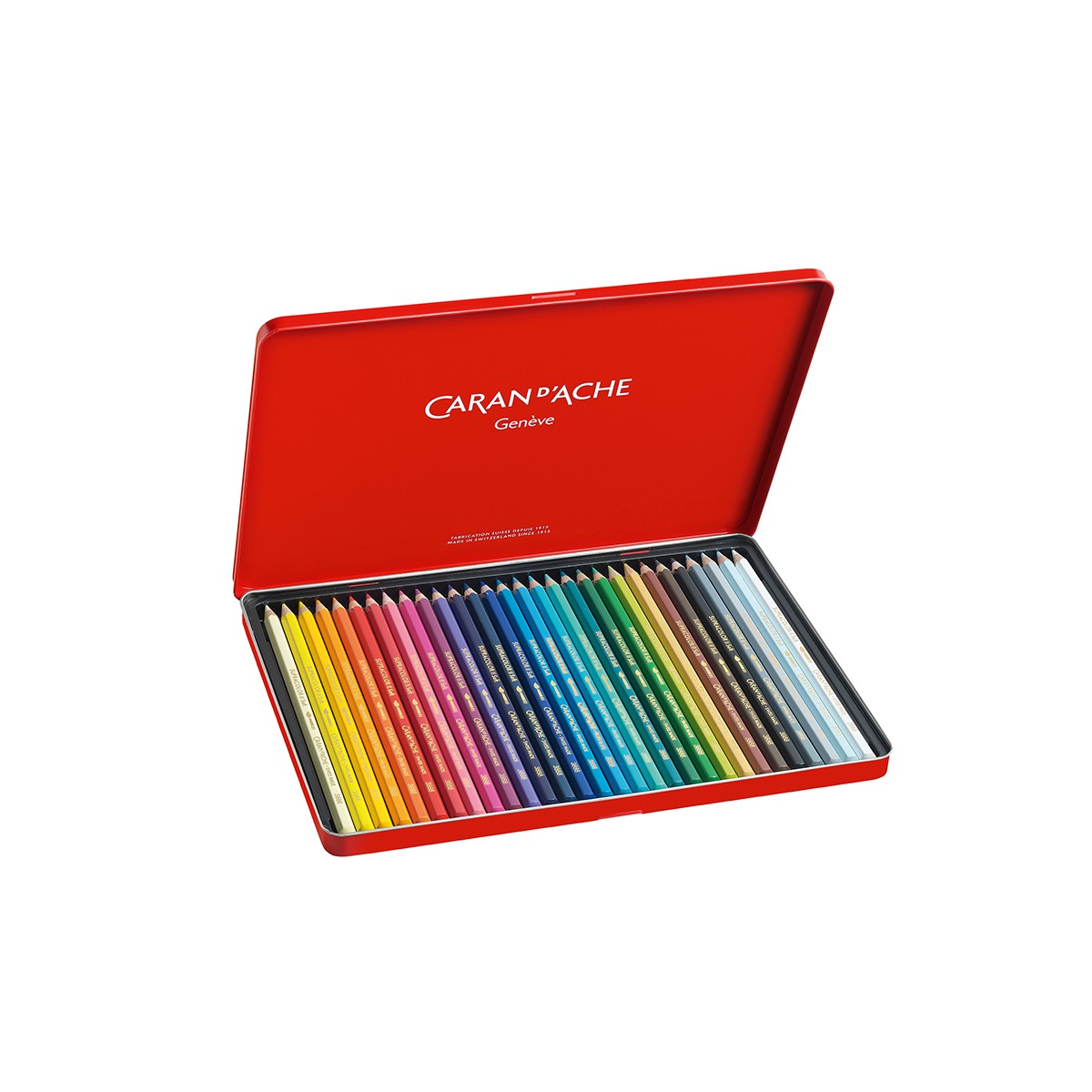 CARAN D'ACHE Σετ 30 Υδατοδιαλυτές Ξυλομπογιές Supracolor® Aquarelle