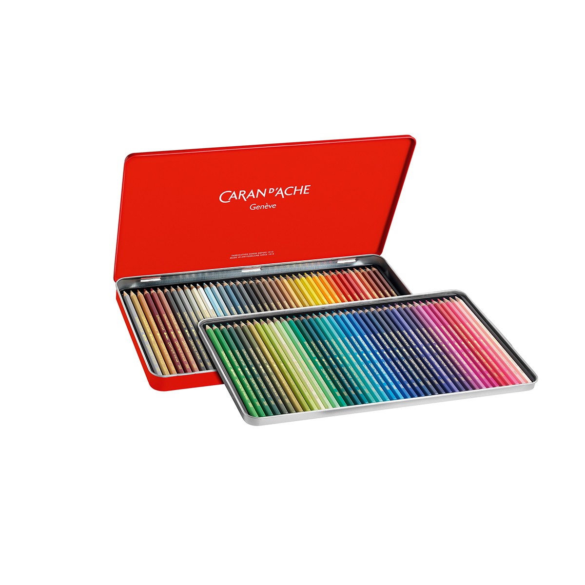 CARAN D'ACHE Σετ 80 Υδατοδιαλυτές Ξυλομπογιές Supracolor® Aquarelle