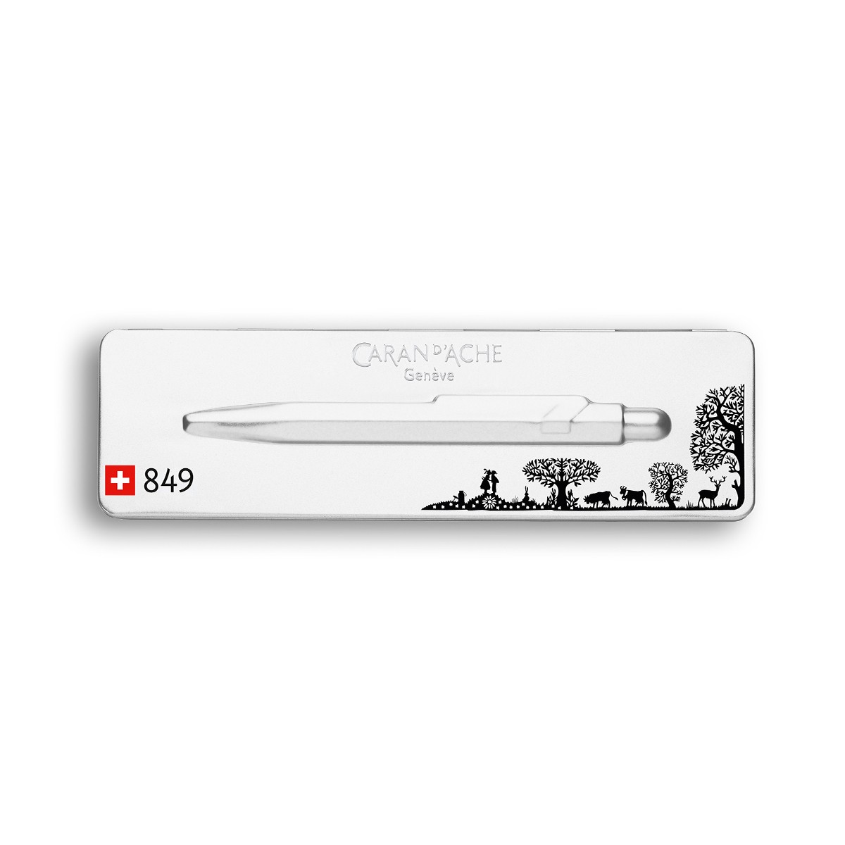 CARAN D' ACHE Totally Swiss Collection Στυλό Διαρκείας 849 Papercut