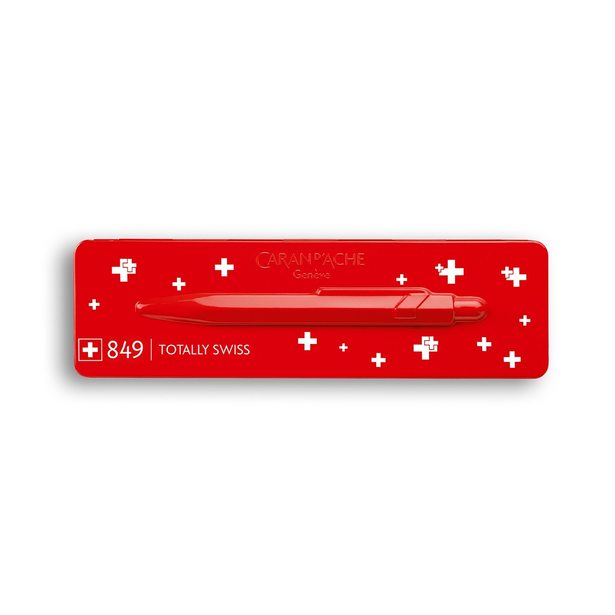 CARAN D' ACHE Totally Swiss Collection Στυλό Διαρκείας 849 Swiss Flag