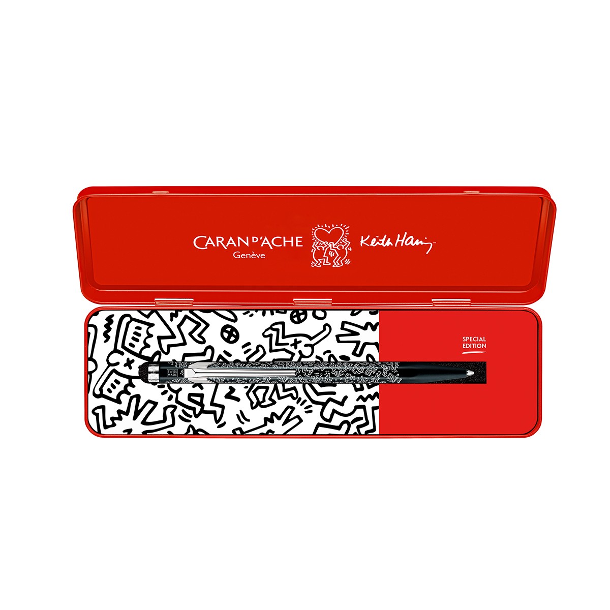 CARAN D'ACHE x Keith Haring Στυλό Διαρκείας 849 Μαύρο - Special Edition