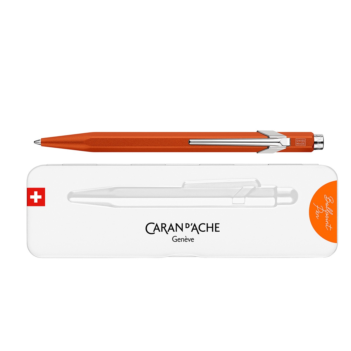 CARAN D'ACHE 849 Colormat-X Στυλό Διαρκείας Πορτοκαλί
