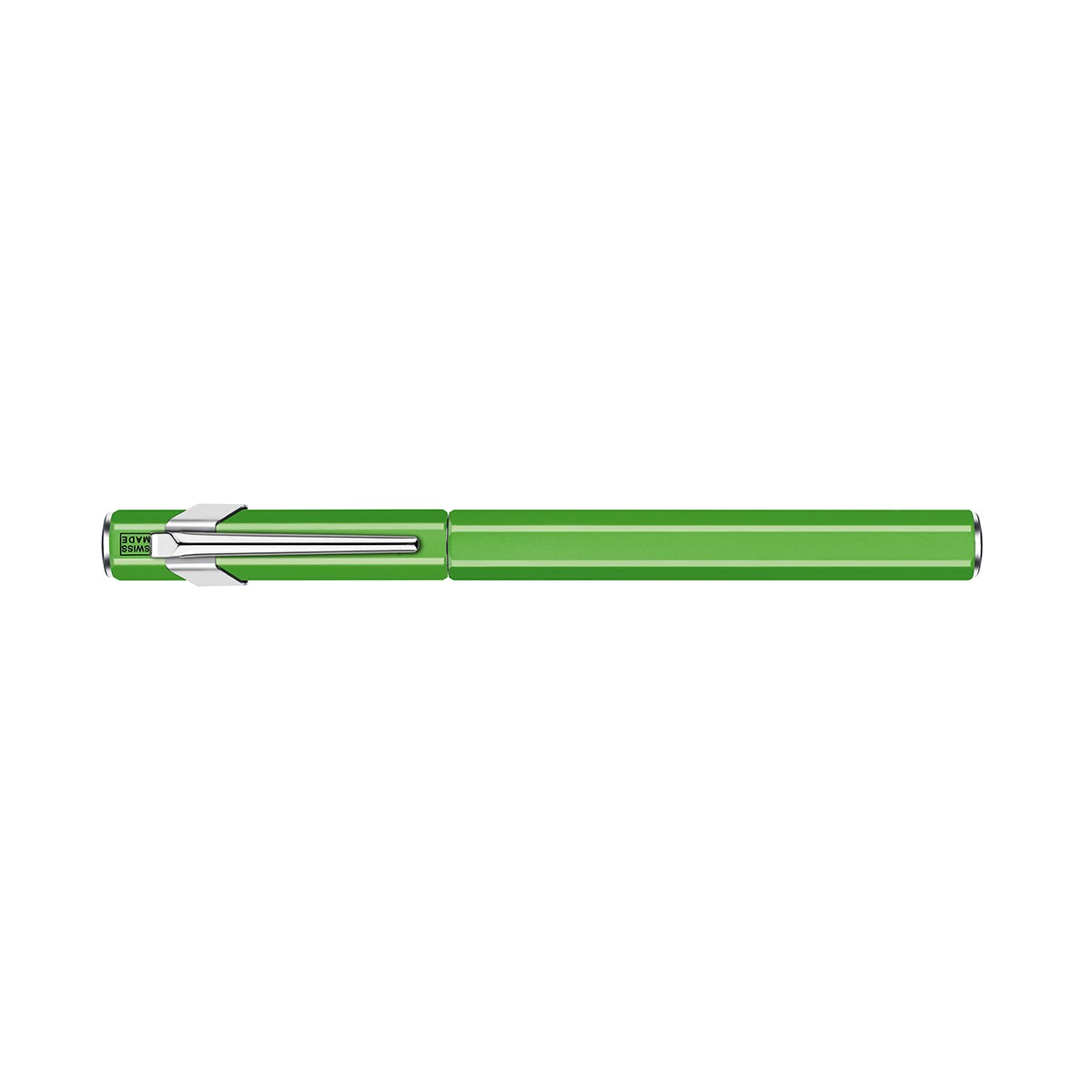 Caran d'Ache 849 Plume Classic Line Metal Green Fluo Πένα M