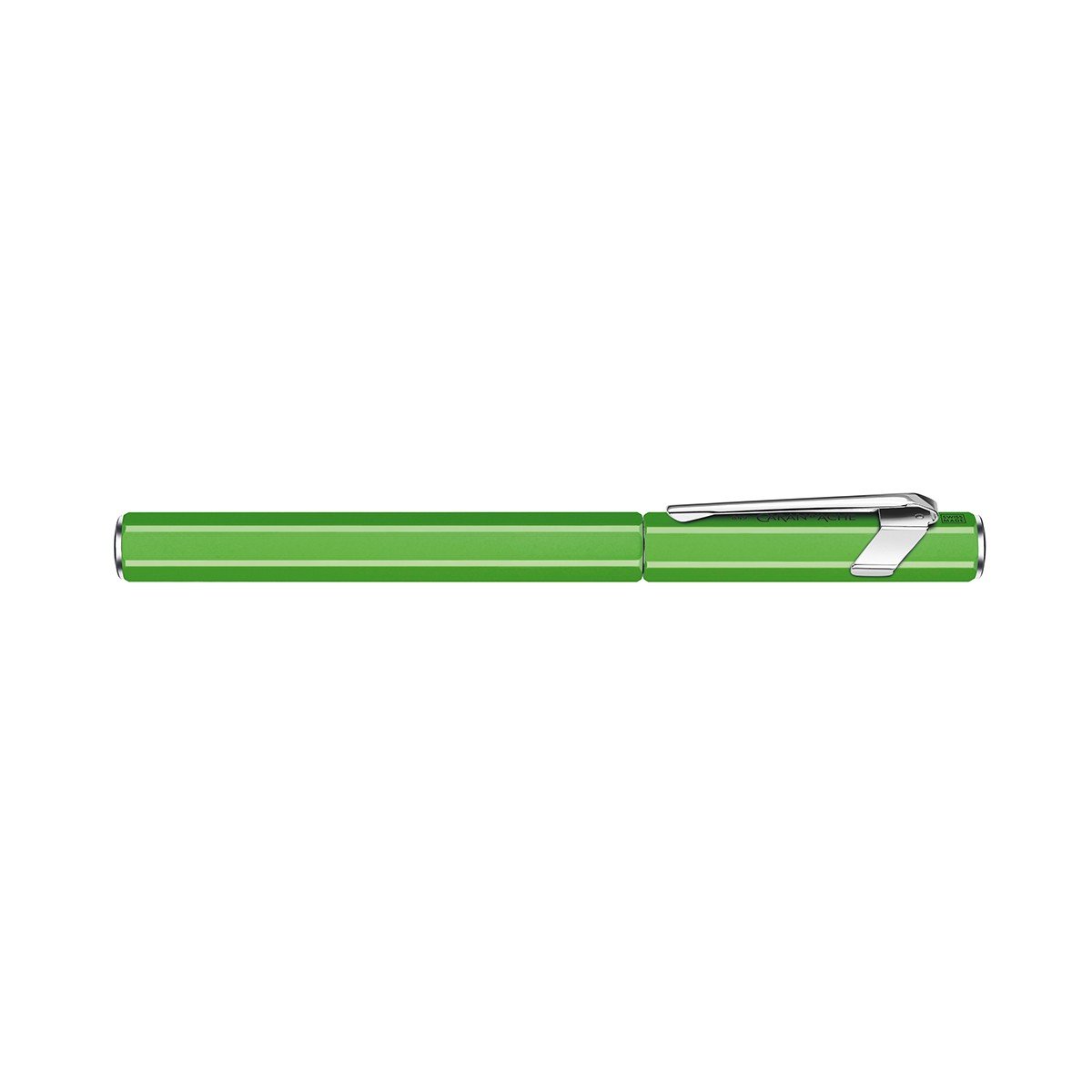 Caran d'Ache 849 Plume Classic Line Metal Green Fluo Πένα M