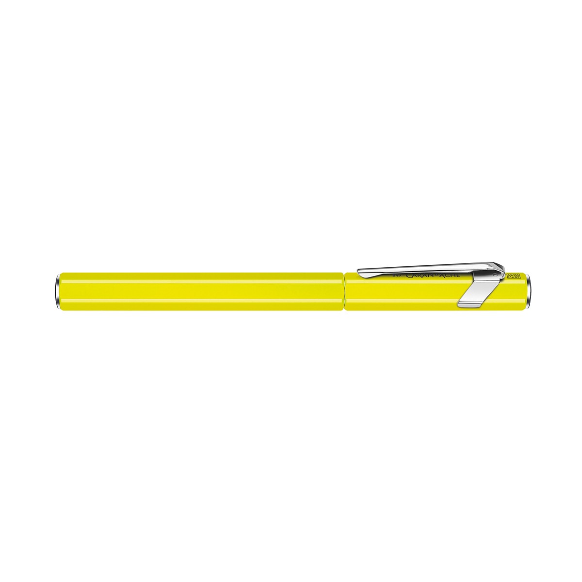 Caran d'Ache 849 Plume Classic Line Metal Yellow Fluo Πένα M