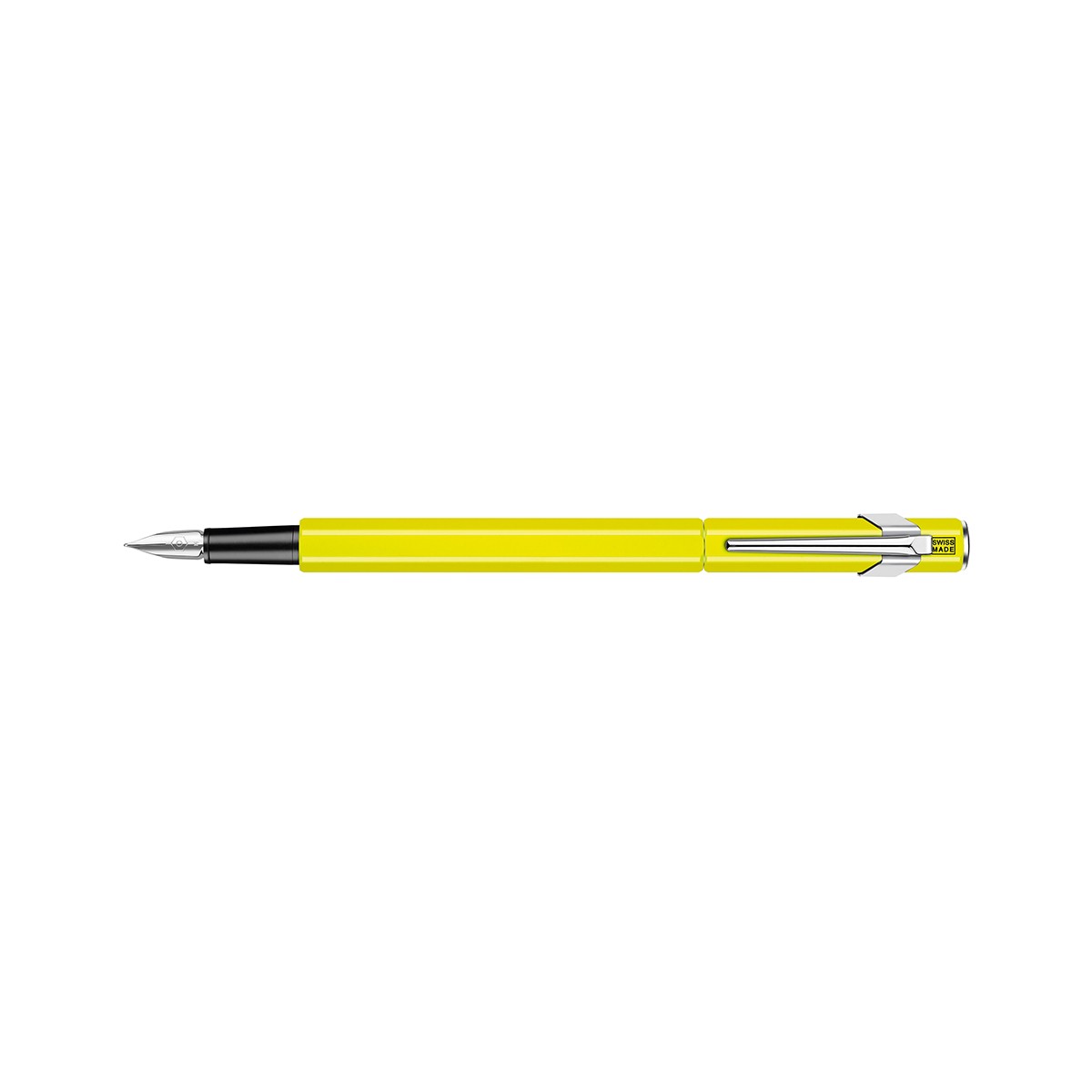 Caran d'Ache 849 Plume Classic Line Metal Yellow Fluo Πένα M