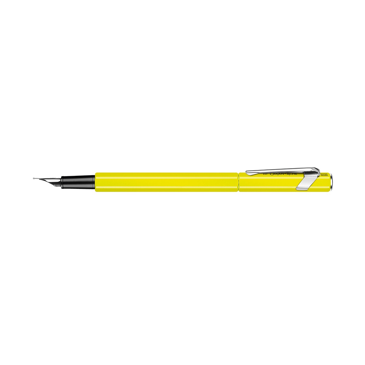 Caran d'Ache 849 Plume Classic Line Metal Yellow Fluo Πένα M