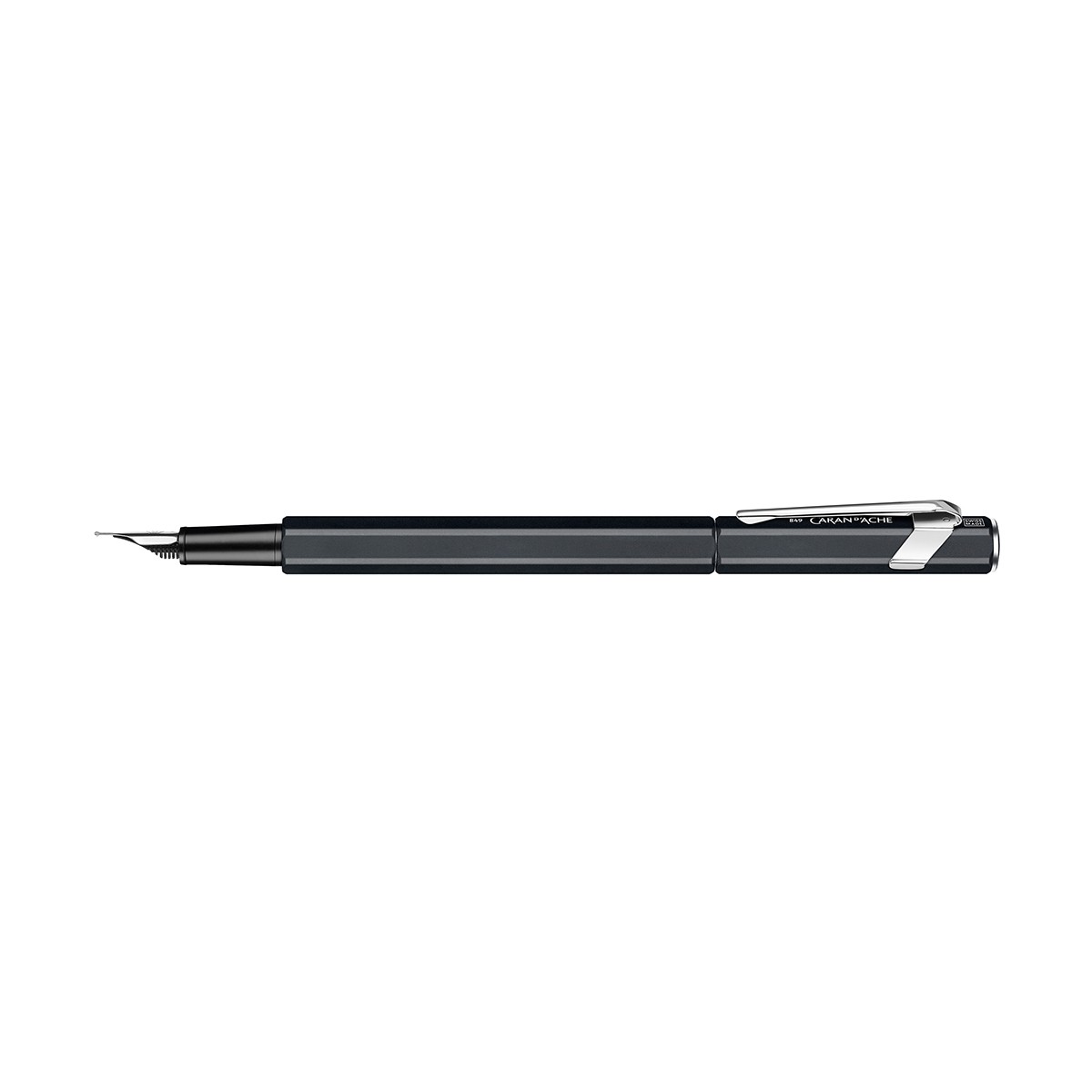 CARAN D' ACHE 849 Plume Classic Line Metal Black Πένα M