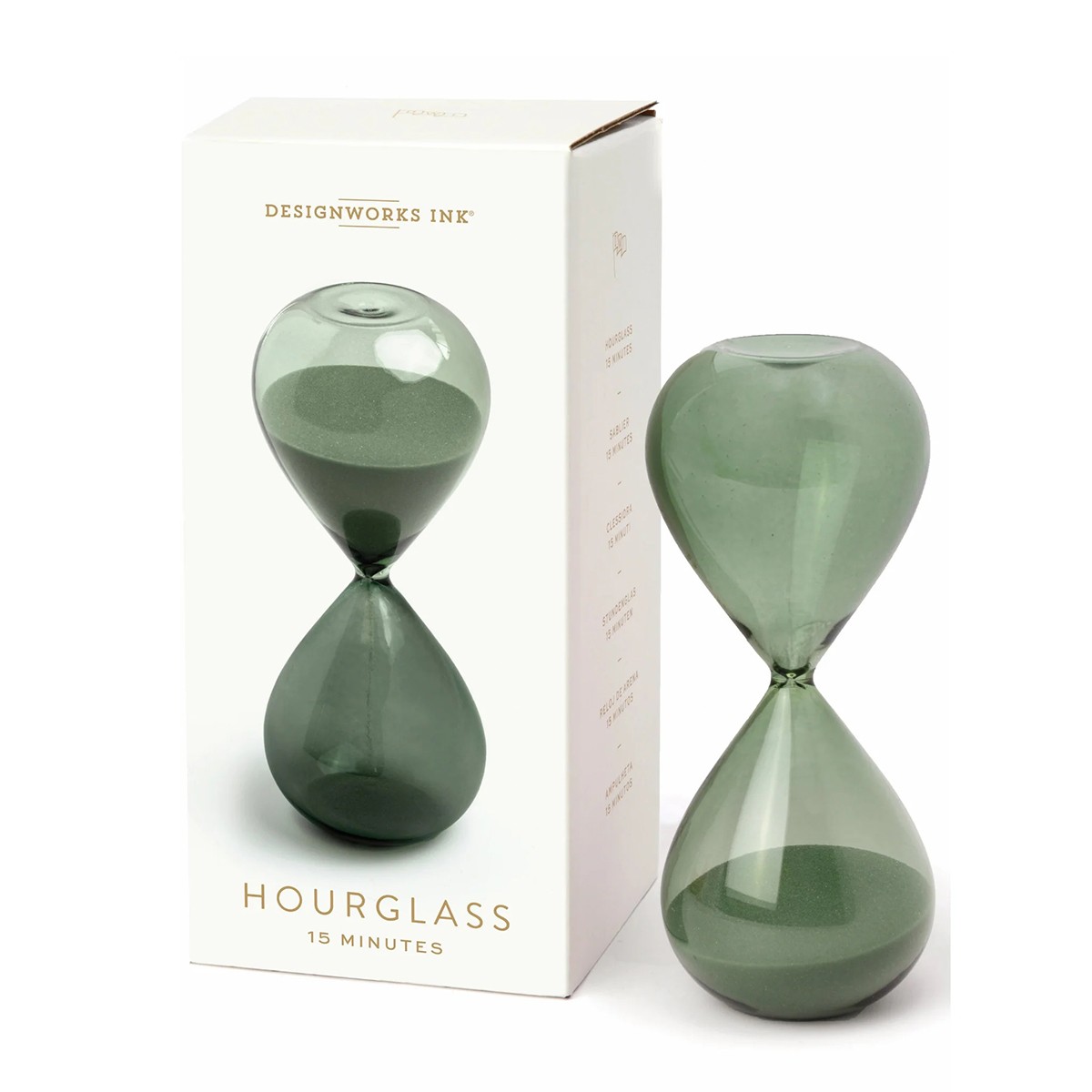 DESIGNWORKS INK Hourglass Evergreen - Κλεψύδρα 15 λεπτών