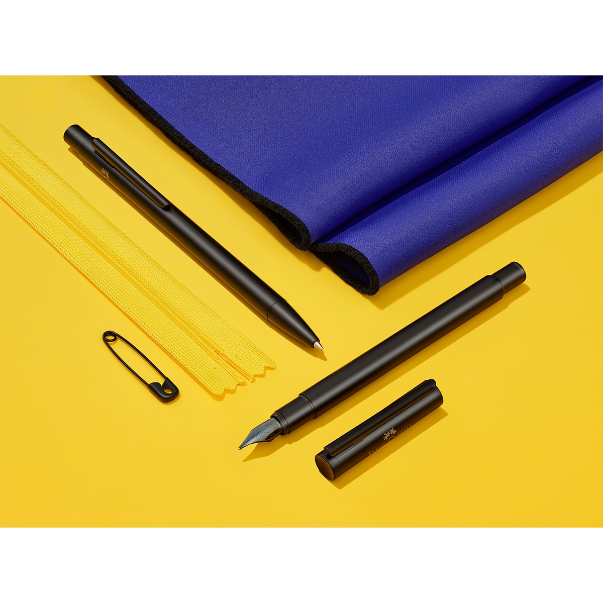 Faber - Castell Neo Slim Metal Matte Black Πένα M