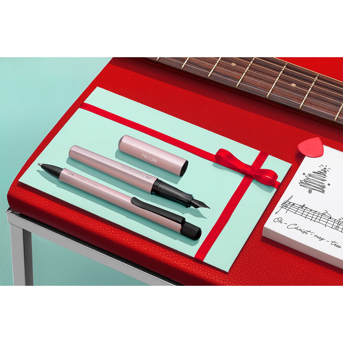 Faber - Castell Στυλό Διαρκείας Hexo Rose