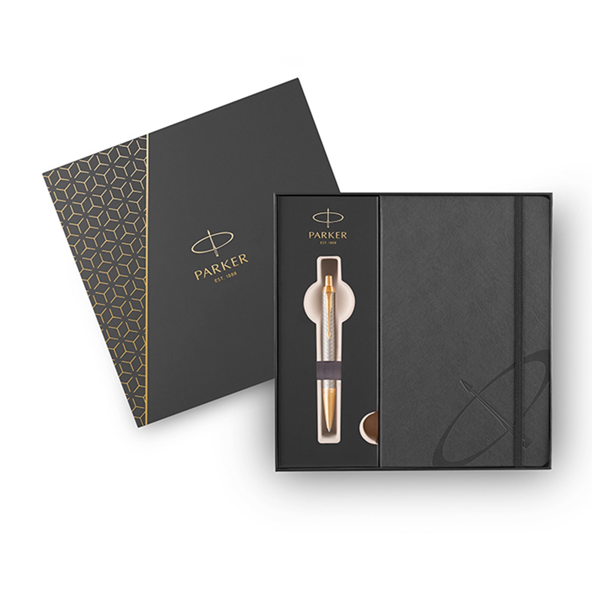 PARKER Σετ Δώρου IM Premium Στυλό Διαρκείας Warm Grey CT & Σημειωματάριο PARKER Σετ Δώρου IM Premium Στυλό Διαρκείας Warm Grey CT & Σημειωματάριο