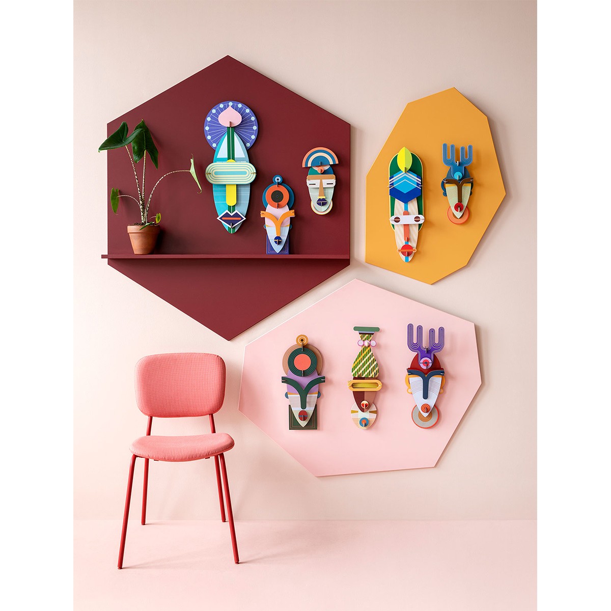 Studio ROOF 3D Διακοσμητικό Τοίχου Sydney Mask