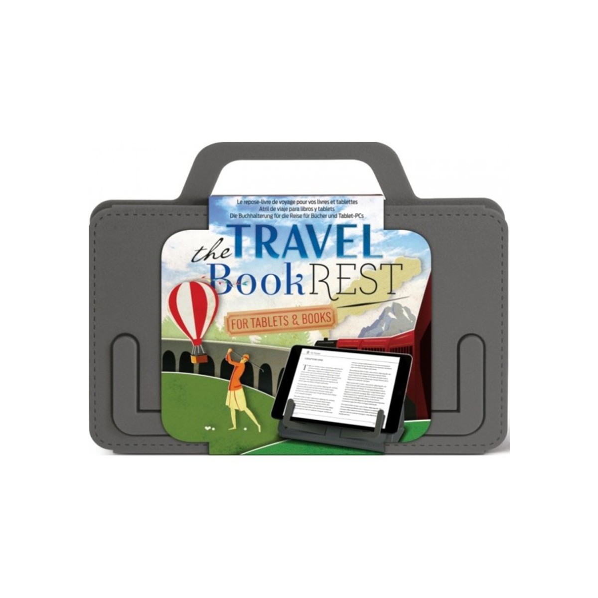 IF Αναλόγιο Travel Book Rest Γκρι