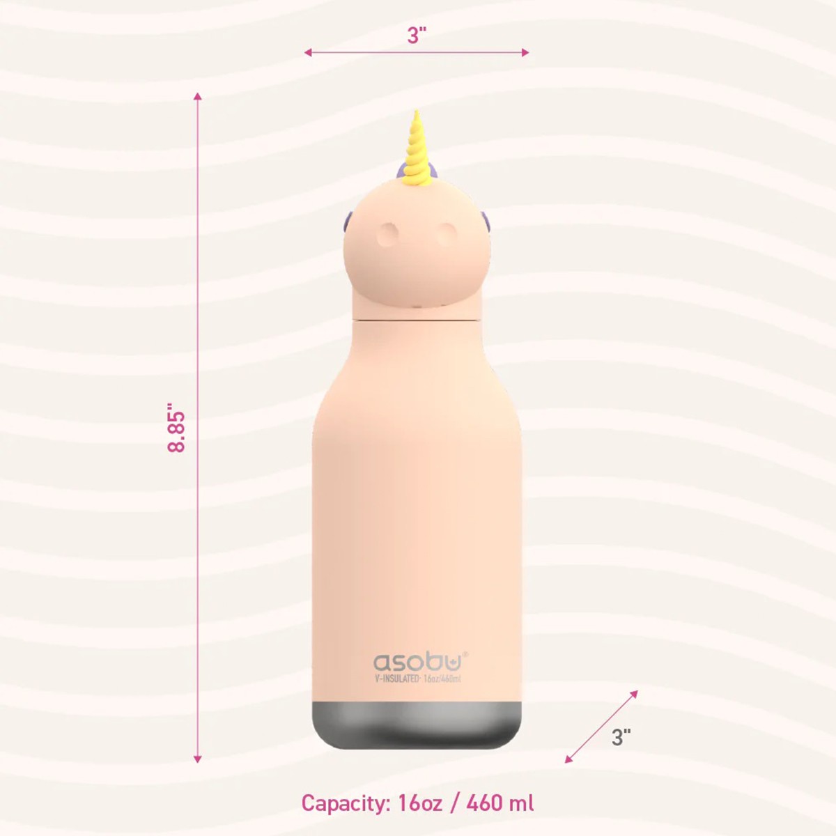 Asobu Unicorn Bestie Θερμός Μονόκερος 450 ml Asobu Unicorn Bestie Θερμός Μονόκερος 450 ml