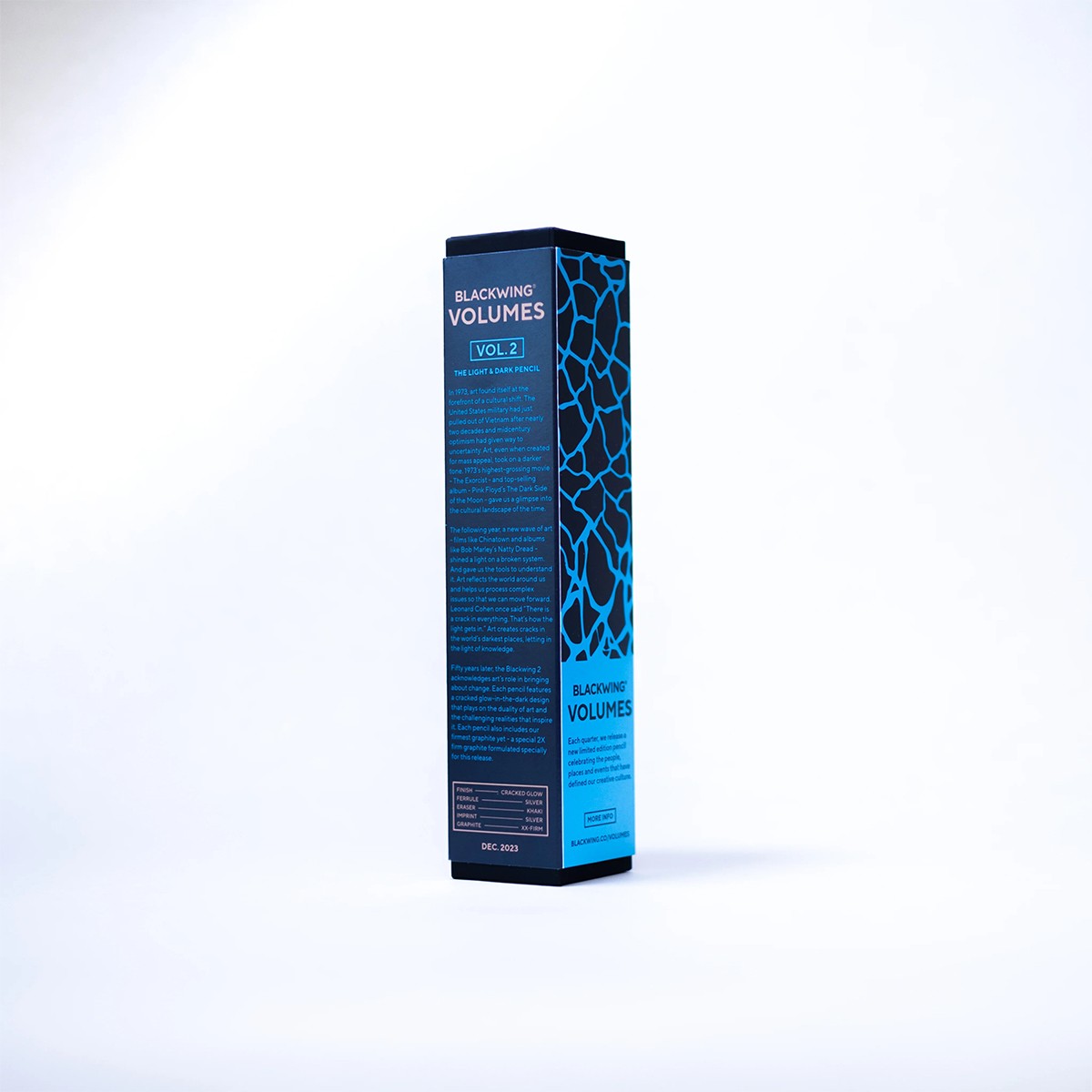 BLACKWING® Volume 2  Σετ 12 Ξύλινα Μολύβια με Γόμα - Μαύρο/Μπλε
