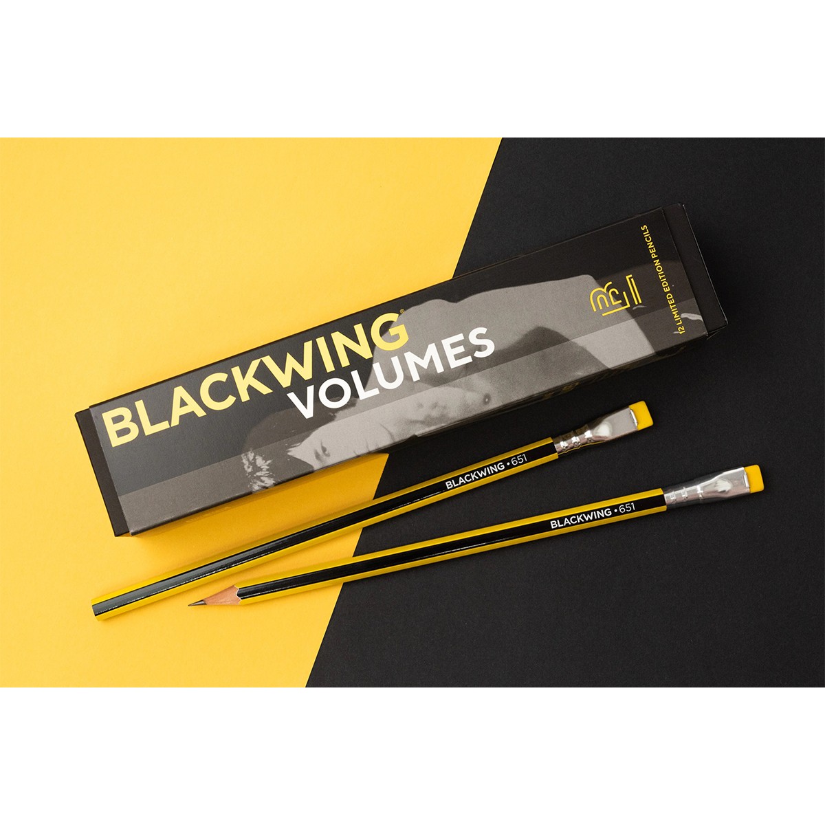 BLACKWING® Volume 651 Σετ 12 Ξύλινα Μολύβια με Γόμα
