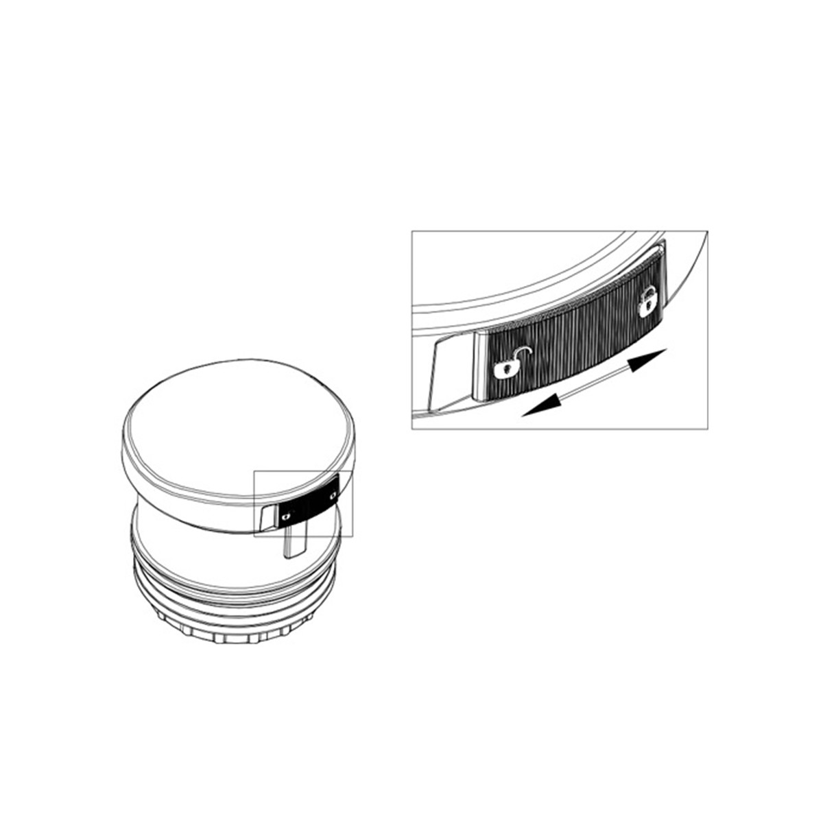 Chic Mic SlideCup NEO Κούπα Θερμός Antracite 350ml