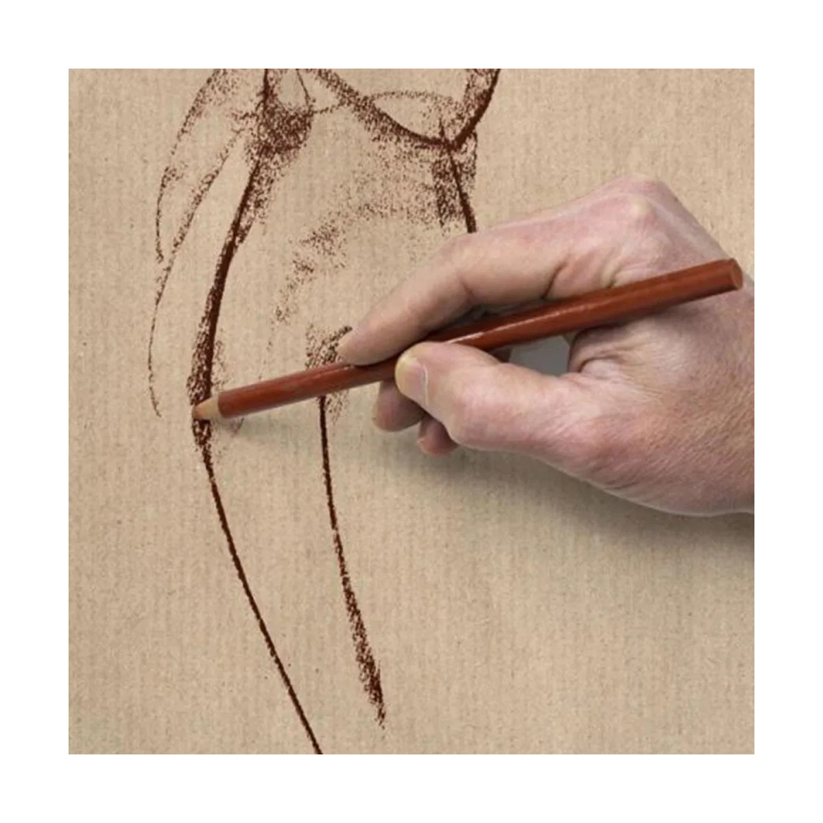 Clairefontaine Μπλοκ Σχεδίου Kraft Α4 50φ. 120gr