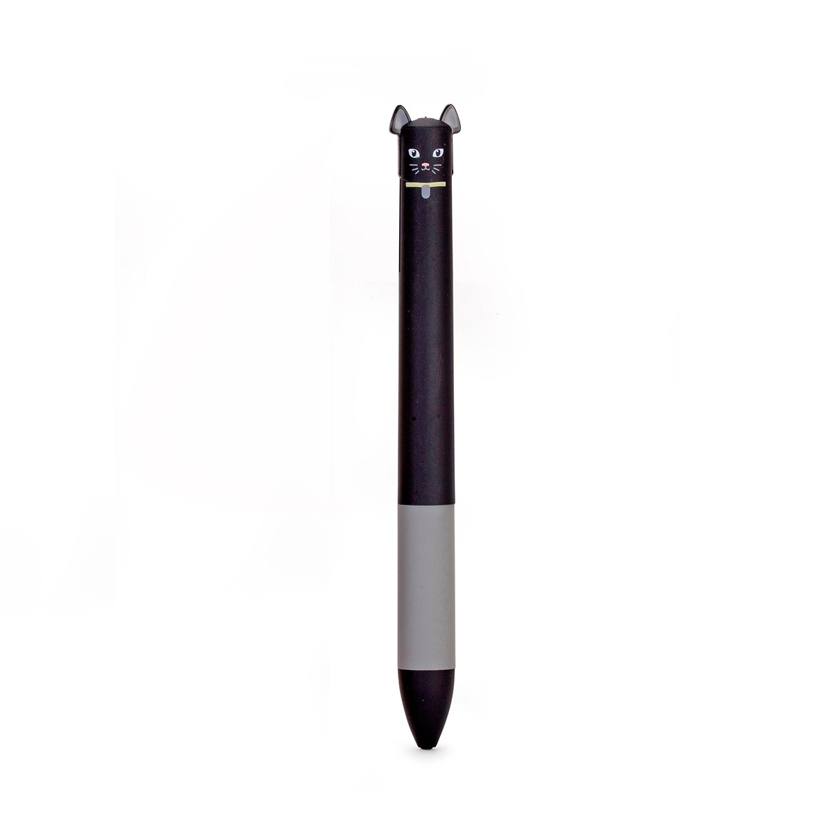 KIKKERLAND Multicolor Pen Διπλό Στυλό Γατάκι - Κοκκίνο & Μαύρο