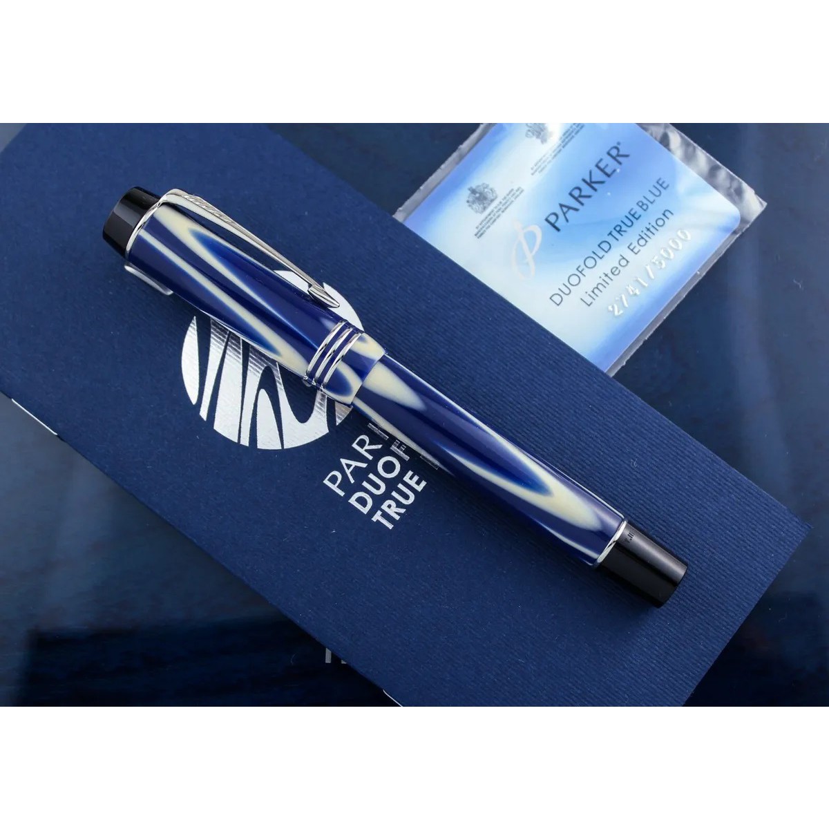 PARKER Duofold True Blue Limited Edition No. 0532/5000 Πένα M