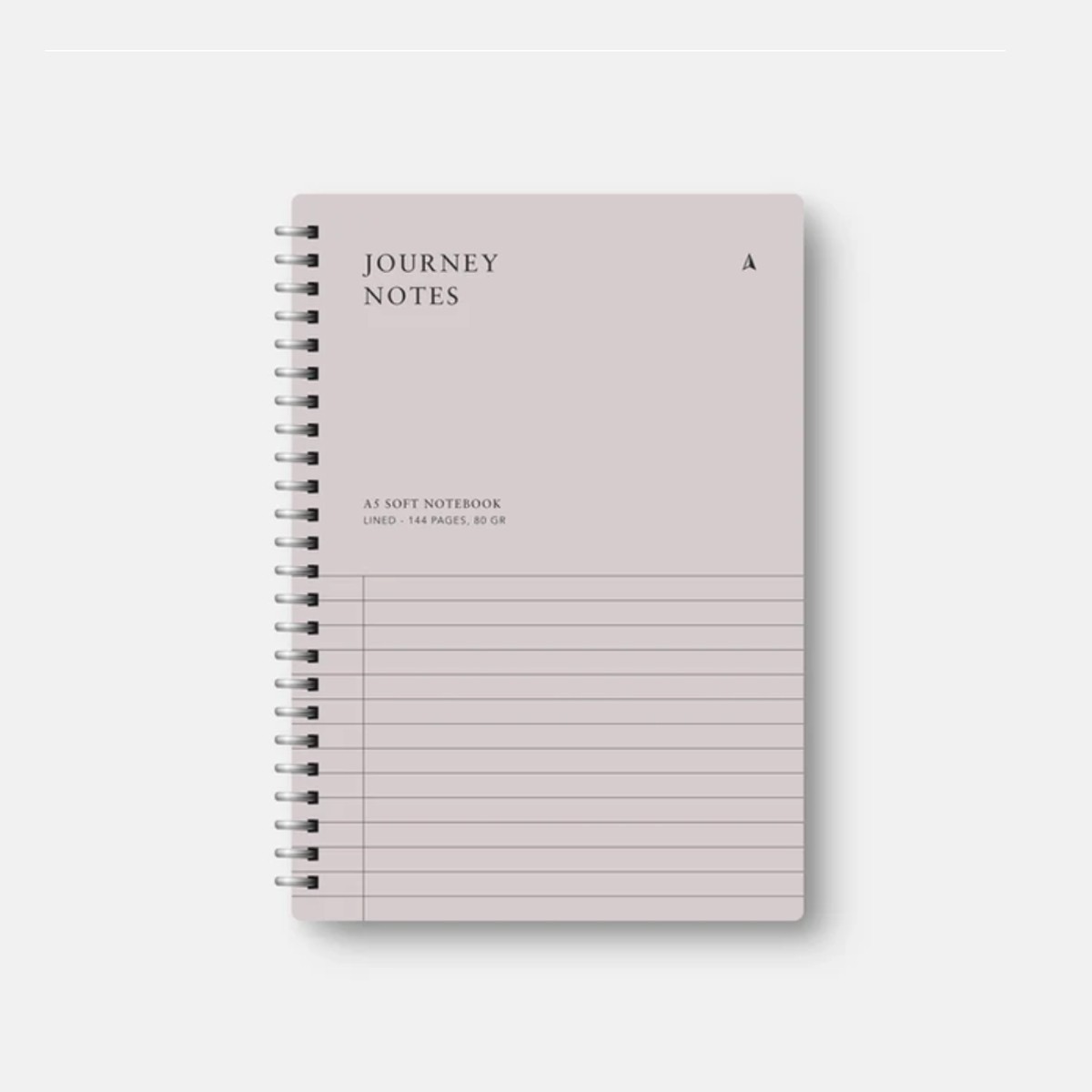 Somewhere Σπιράλ Σημειωματάριο Soft Journey Notes A5 Blush