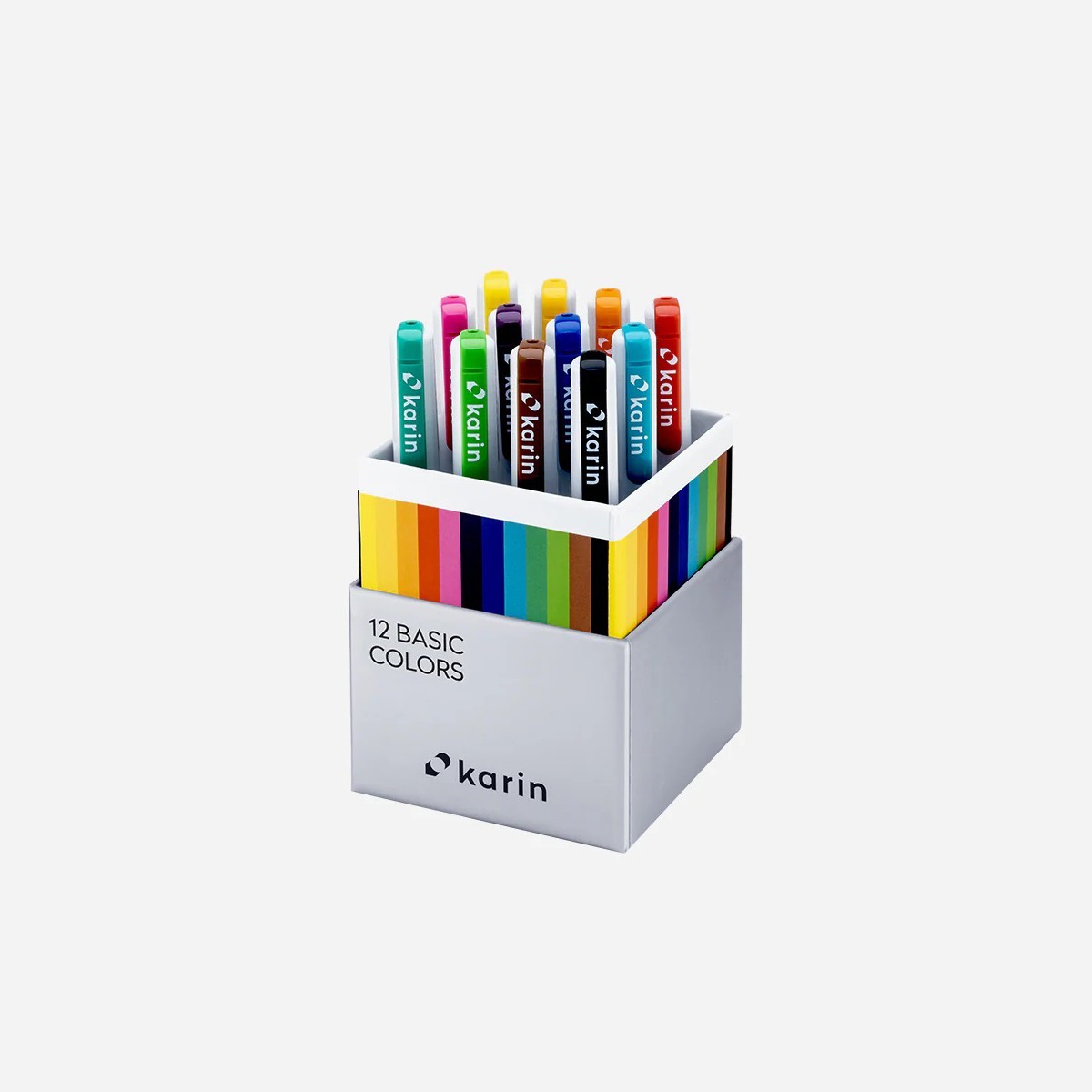 Karin Realbrush PRO Σετ 12 Μαρκαδόρων Νερού Basic Colors